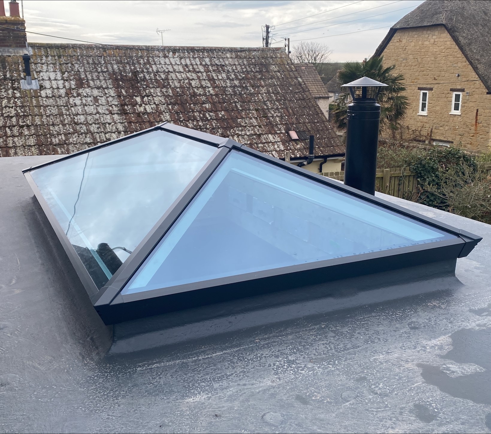 S1 lantern roof installation example