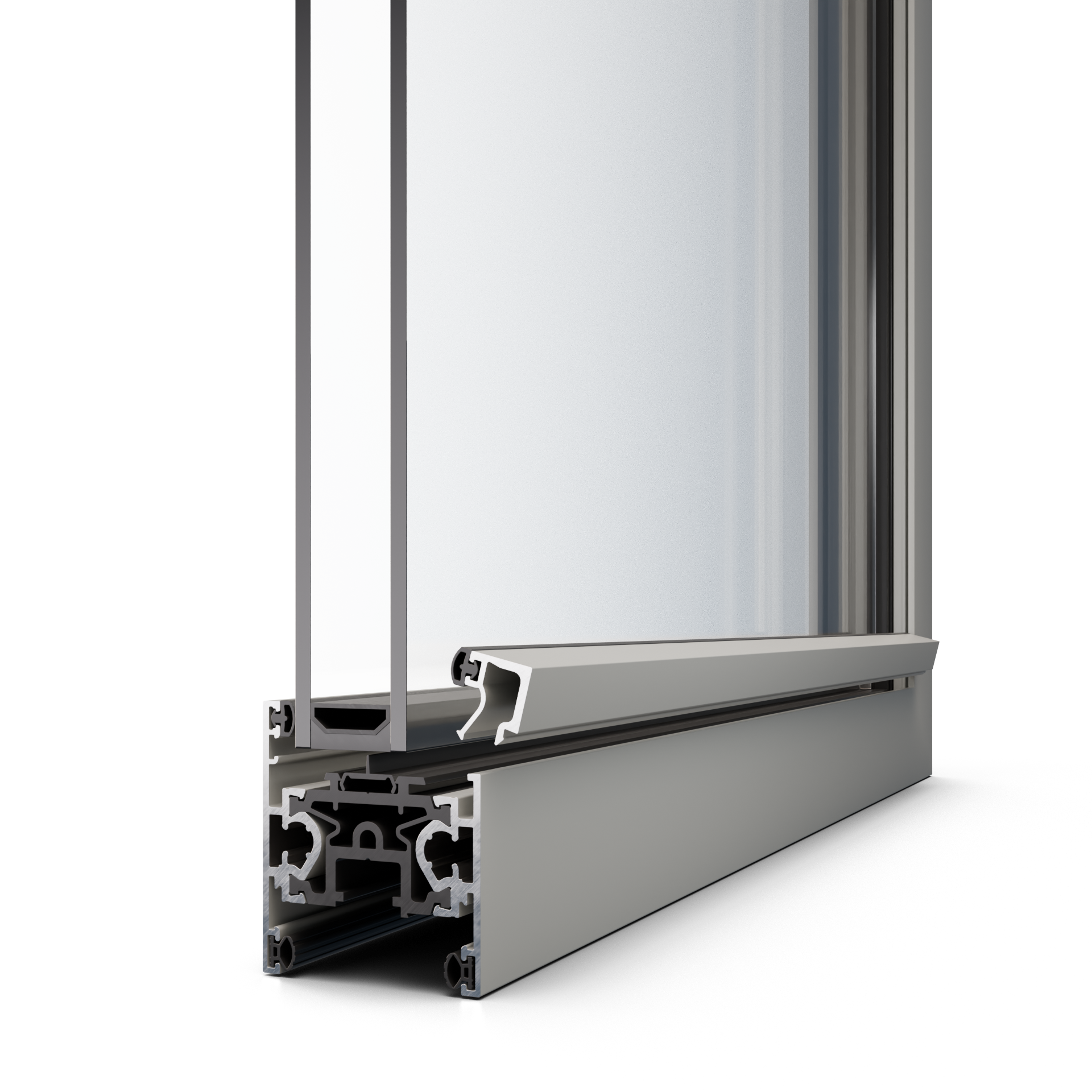 SheerGlide frame and profile detail